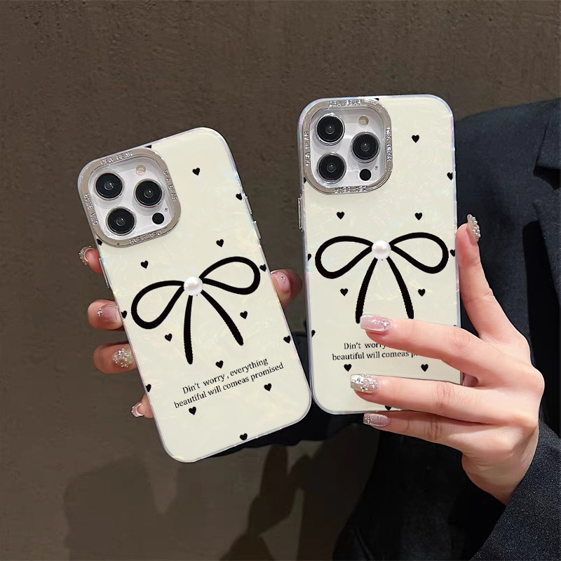 🔥GOOD🔥เคสโทรศัพท์ เคสโบว์หรู แบบนิ่ม สำหรับรุ่น 15 14 13 13PRO 13PROMAX 12 Pro Max 11 8plus 7plus 7 XR X XS Max SE 11Pro