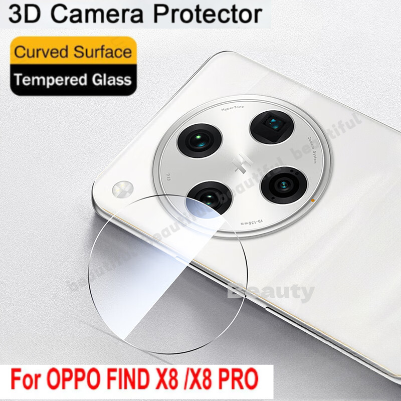3dกล้องเลนส์ป้องกันฟิล์มสําหรับoppoค้นหาx8 Pro X8Pro X 8 FindX8 FindX8Pro 5G 2024 กล้องเลนส์Protectorคลุมทั้งหมดกระจกนิรภัยOppoค้นหาX7 Ultra FindX7