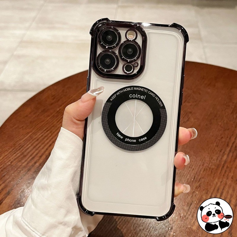 หรูหรา CD สไตล์แม่เหล็กชุบเคสโทรศัพท์สําหรับ Vivo Y21 Y21s Y21a Y21T Y21E Y21G iQOO Z9X Z9 Turbo Neo