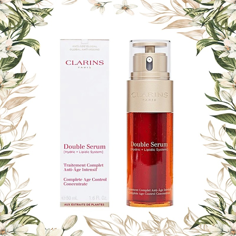 CL ARINS Double Serum Complete Age Control Concentrate 50ml คลาแรงส์ เซรั่ม