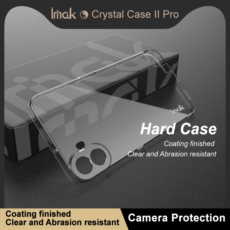 Imak Nothing CMF Phone 1 5G Casing Crystal Transparent Hard PC Case Clear Plastic Back Cover