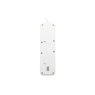 ANITECH H2145-WH ปลั๊กไฟ 4 ช่อง 4 สวิตช์ สายไฟยาว 5 เมตร 2200W รับประกัน 2 ปี