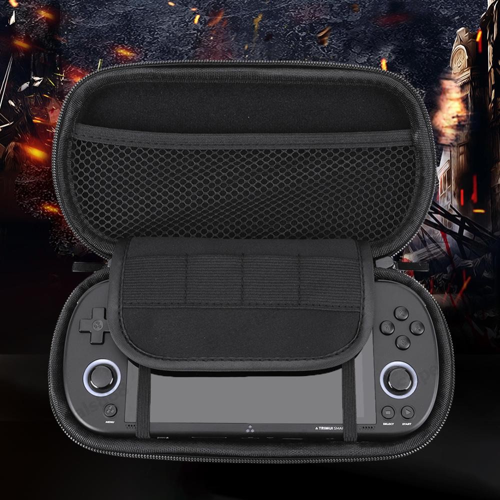 เคสพกพาป้องกัน EVA พร้อมฟิล์มกระจกนิรภัยสําหรับ Trimui Smart Pro เกมคอนโซลมือถือกันน้ําและกันกระแทก [SuperDeals888.th]