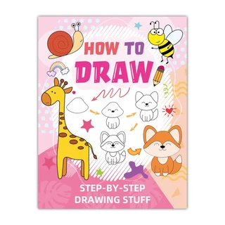 สมุดฝึกวาดรูป ฝึกระบายสี Step by Step สำหรับเด็ก