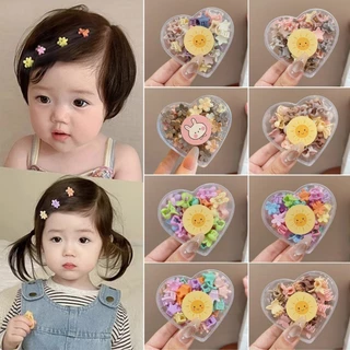 10-100ชิ้นชุดชนิดบรรจุกล่องกิ๊บสําหรับเด็กเกาหลีน่ารักการ์ตูนกิ๊บขนาดเล็กมินิผมกรงเล็บคลิปเด็กสาวเรียบคลิปอุปกรณ์ผมเด