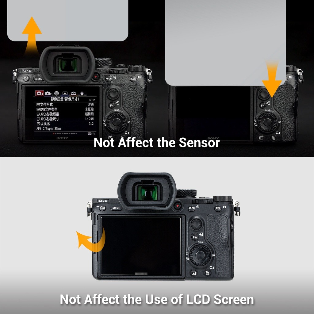 JJC Eyecup ยางรองตากล้อง Sony A7III A7II A7 A7RIV A7RIII A7RII A7R A7SII A7S A9II A9 (ประกันศูนย์)