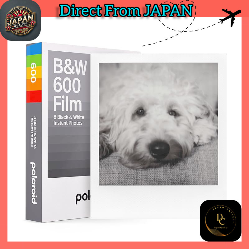 Polaroid Instant Film for 600 – Color and B&W Options, Various Pack Sizes