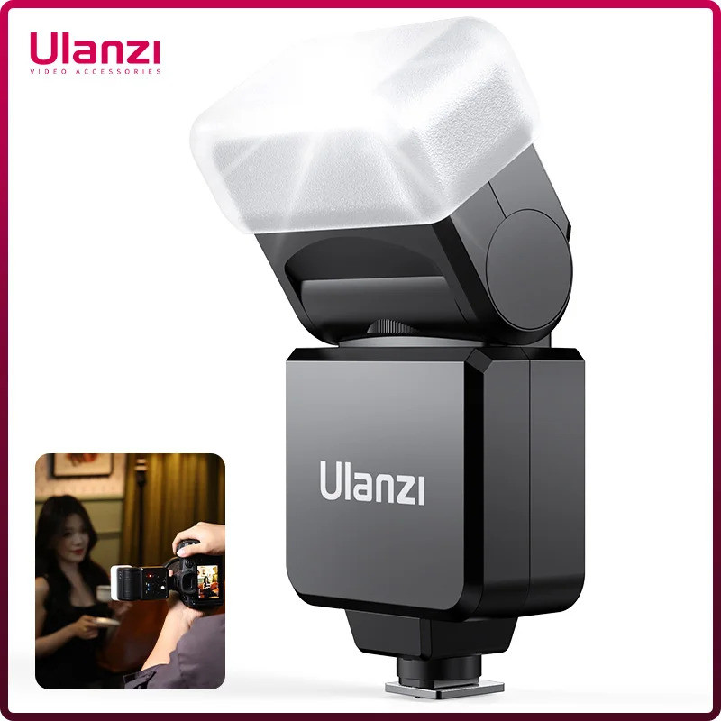 Ulanzi F32 กล้องแฟลช Speedlite GN32 ไร้สาย On-กล้องแสงแฟลชสําหรับ Sony Canon Nikon Panasonic Olympus