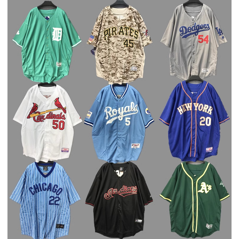 2568 เสื้อสเวตเตอร์ถักเบสบอล ไม่จํากัดเพศ เบสบอลอเมริกันเสื้อขนาดใหญ่เสื้อกีฬา ถนน ฮิพฮอพ เสื้อเบสบอลเกาหลี ย้อนยุค ลูกเรือคอด้านบนเบสบอลแจ็ค
