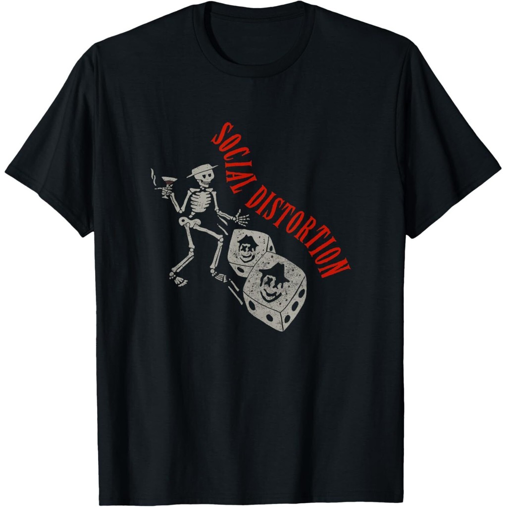 เสื้อยืดลูกเต๋า Social Distortion Skelly