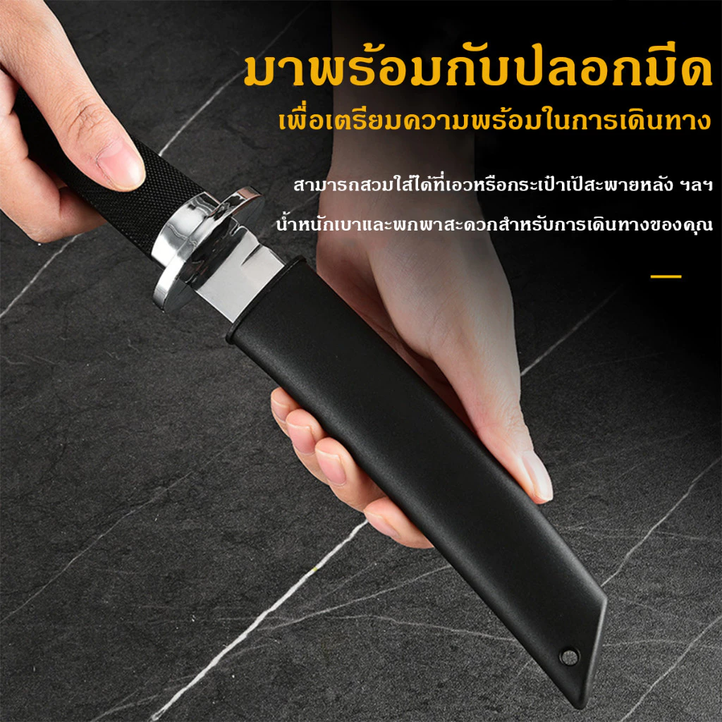 มีดคาตะนะพร้อมปลอก ด้าม ABS กันลื่น สัน 3 มม. thumbnail 7