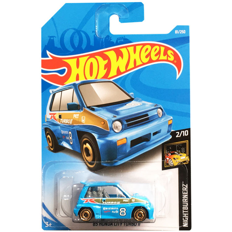 HotWheels HotWheels HONDA Study Sports Car/Blue 85 HONDA CITY TURBO 81 9D