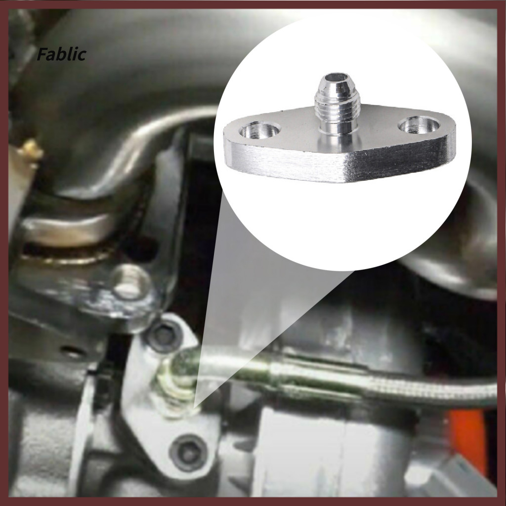 Fablic Mini Turbo Flange Adapter Hard Turbo Oil Feed Line Flange Adapter Stable สําหรับ T3 T4 T04E G