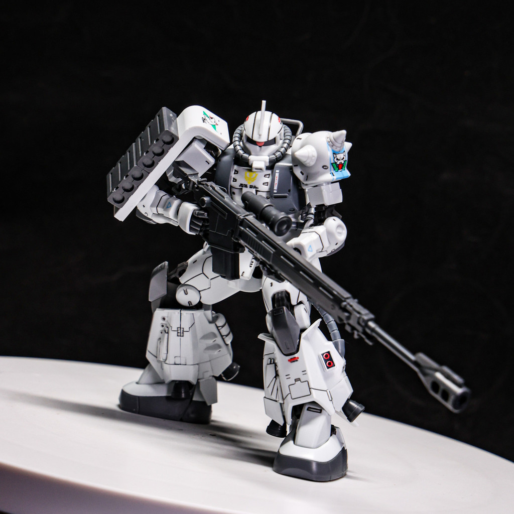 Gundam HG 1:144 Star Knight White Wolf GTO Shaku 2 (เวอร์ชัน Changshun) พร้อมสติกเกอร์ White Wolf ฟร