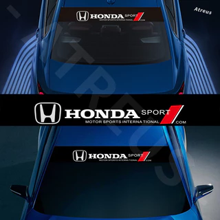 [Atreus] สากล สติกเกอร์ ติดกระจกหน้ารถยนต์ Toyota Honda Isuzu สติ๊กเกอร์บังแดด คาดกระจกหน้า-กระจกหลัง สติ๊กเกอร์ ติดรถยนต์ อุปกรณ์ตกแต่งรถยนต์