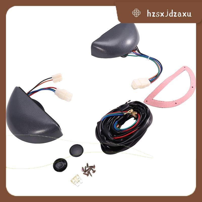hzsxjdzaxu12V รถ Universal Power Window Switch Kit Power Window Glass Lifter Switch