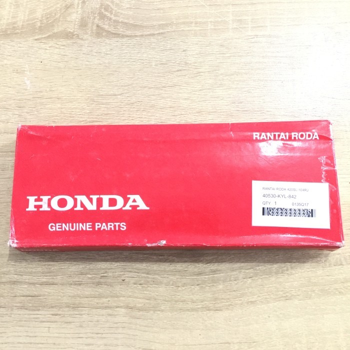 โซ่ล้อ AHM 40530KYL842 420SL-104RJ ดั้งเดิม