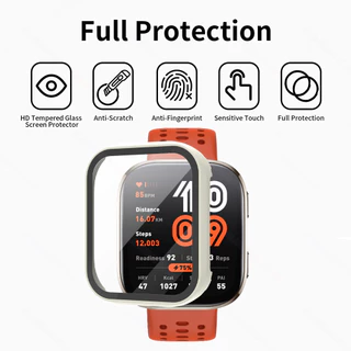 Amazfit Bip Max 6 Case PC Full Cover + กระจกนิรภัย Hard Case สําหรับ Amazfit Smart Watch Bip6 อุปกรณ์เสริม