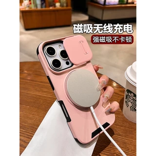 หรูหราไร้สายชาร์จเคสโทรศัพท์สําหรับ ไอโฟน 11 12 13 14 15 16 มือโปร สูงสุด บวก แม่เหล็กแหวนยึดฝาครอบป้องกัน