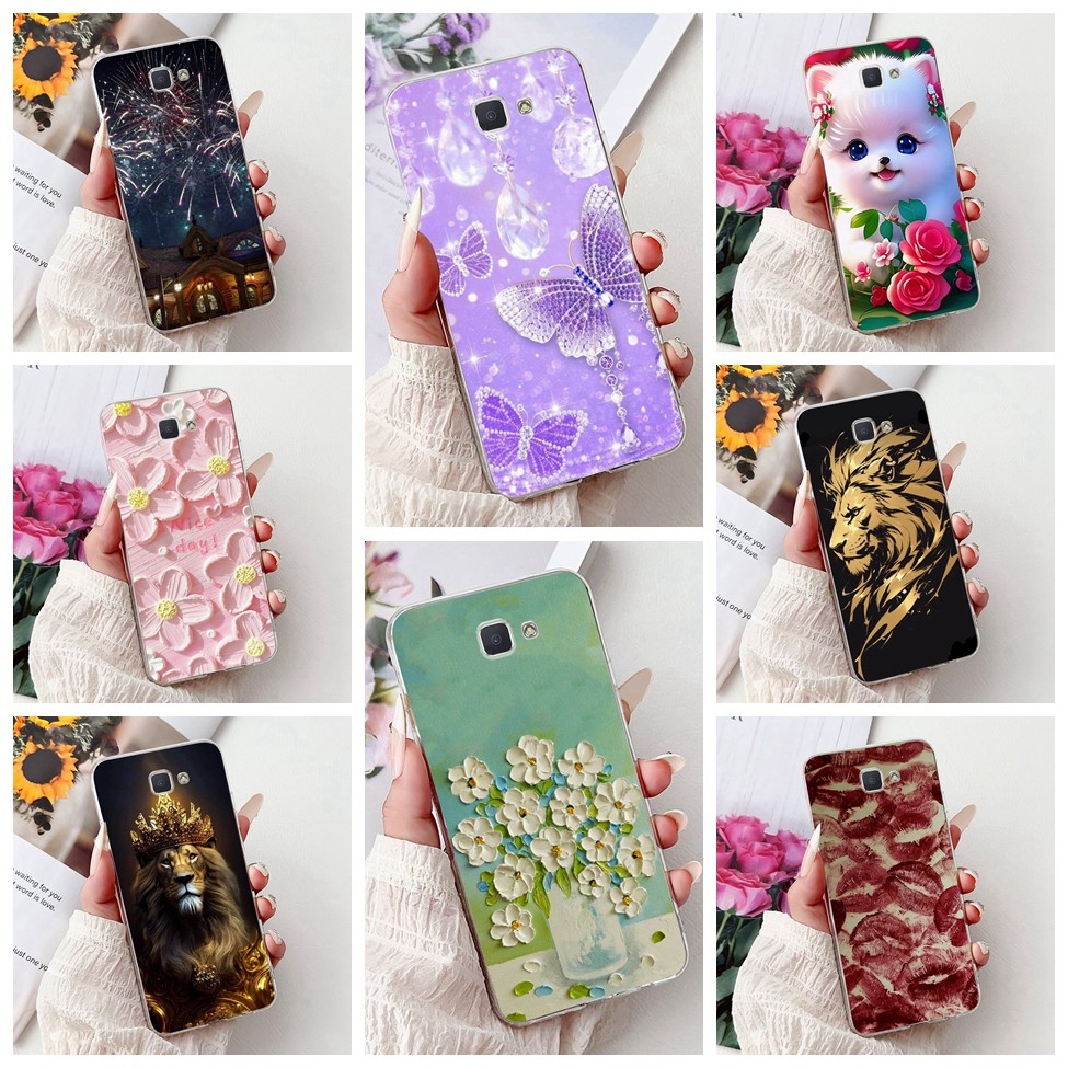 SAMSUNG สําหรับSamsung J5Prime SM-G570F SM-G570Y SM-G570MสําหรับSamsung J5 Prime Cover Clearแฟชั่นผี