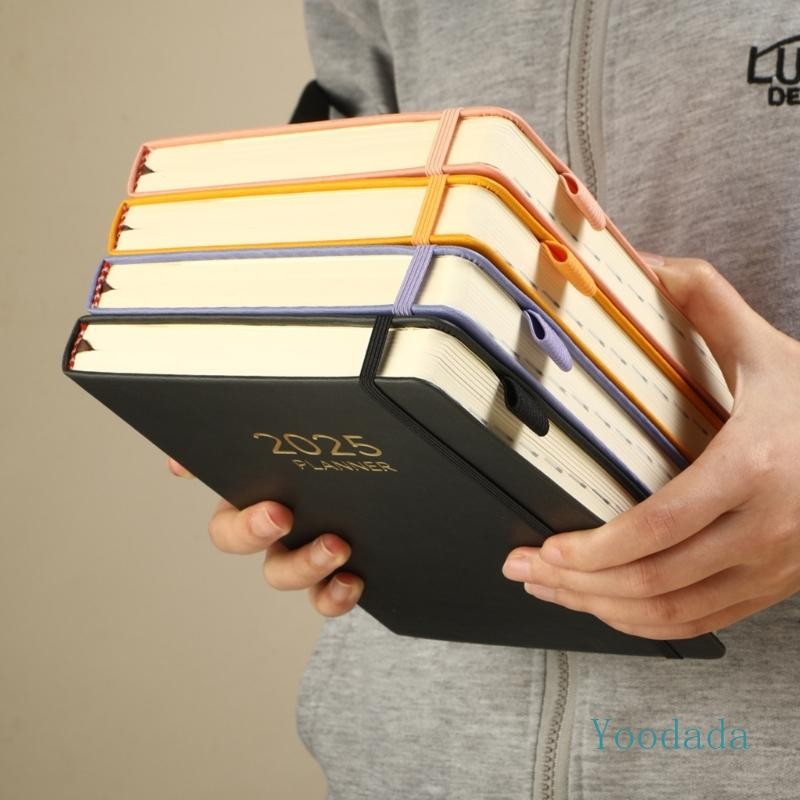 Yoo 2025 Day Planner Full Year Daily Planner จาก Jan to Dec 2025 นักวางแผนวิชาการ
