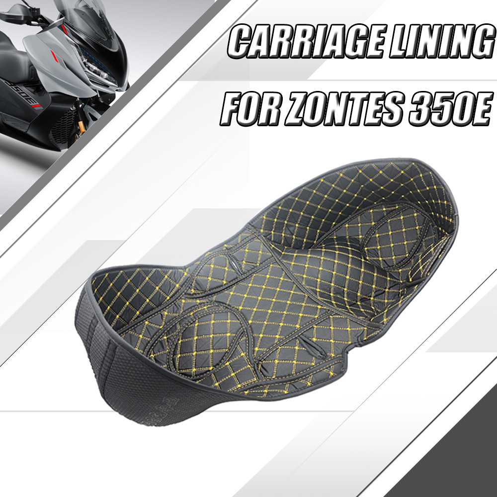 สําหรับ ZONTES 350E ZT350E ZT 350E ที่นั่งเก็บ Trunk Liner เบาะรองนั่ง Pad กระเป๋าเดินทางกล่องสินค้าภายในป้องกันซับ
