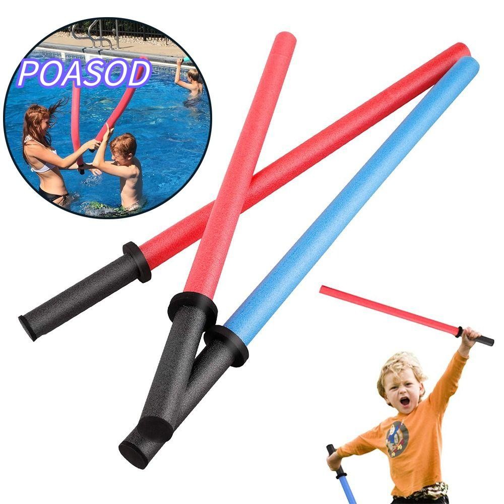 MAYSHOW Pool Noodles Foam Light Saber Toy, Long Foam Pool Noodle Stick, Party Favors Foam Toy Kids