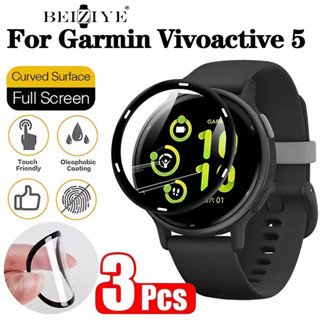 1-3PCS 3D โค้งป้องกันฟิล์มสําหรับ Garmin Vivoactive 5 สมาร์ท…