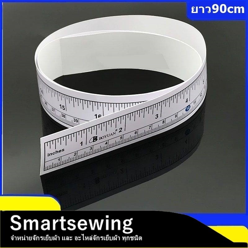 สติกเกอร์สายวัด เเปะหน้า ติดโต๊ะจักรอุตสาหกรรม