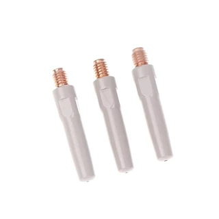 GOGOU 1 ชิ้น MIG หัวฉีดเคล็ดลับ, 45 มิลลิเมตร 0.8/1.0/1.2 มิลลิเมตรเคล็ดลับการเชื่อม, เคลือบป้องกัน Conductive ทองแดงเชื่อมชิ้นส่วนเครื่องมือ