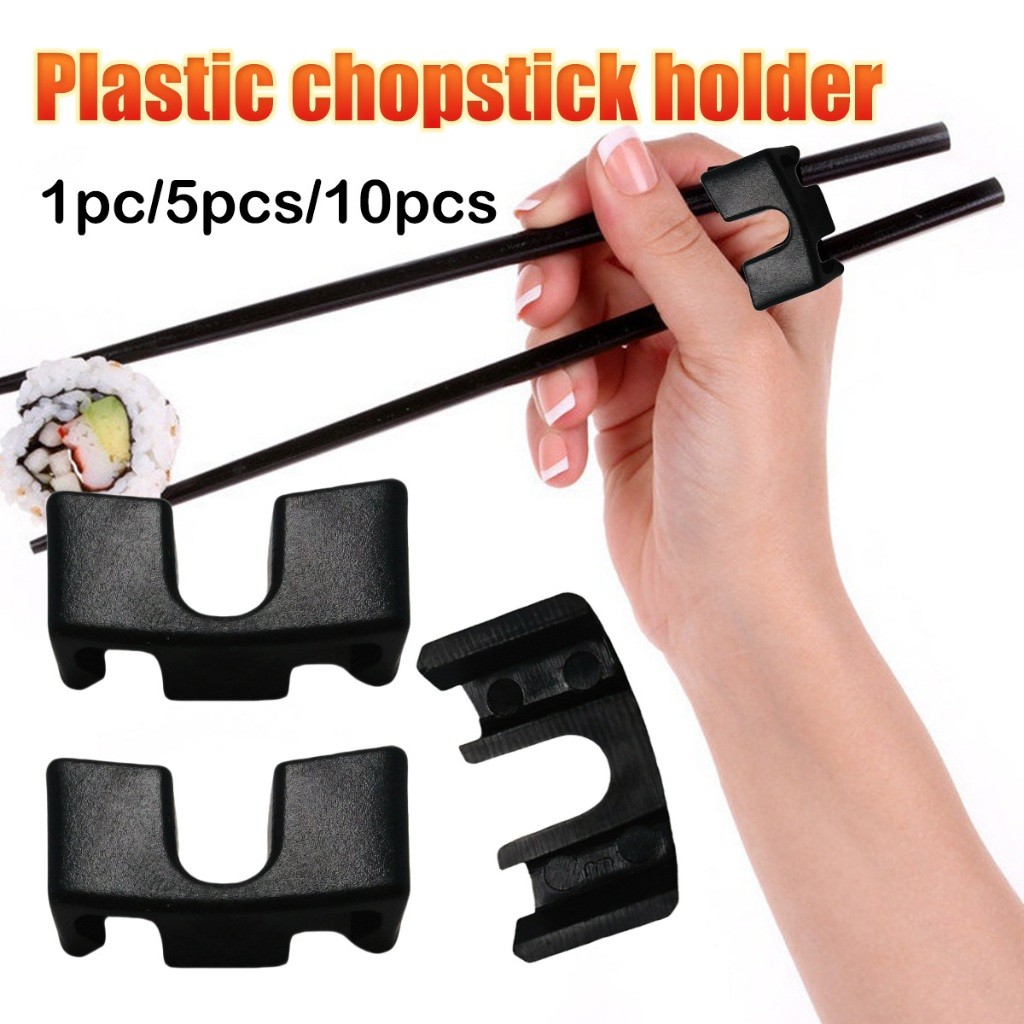 คลิปฝึกตะเกียบ10ชิ้น ที่หนีบตะเกียบ สําหรับผู้เริ่มต้น เด็ก ผู้ใหญ่ วัสดุพลาสติก - รูปที่ 2