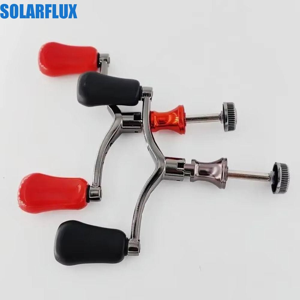 ที่จับลูกบิดตกปลา SOLARFLUX, การออกแบบตามหลักสรีรศาสตร์ที่แข็งแกร่ง Rocker Fishing Reel Handle, Power Rotary Reusable Double Reel น้ําหนักเบา Spinning Reel เปลี่ยนตกปลา Tackle