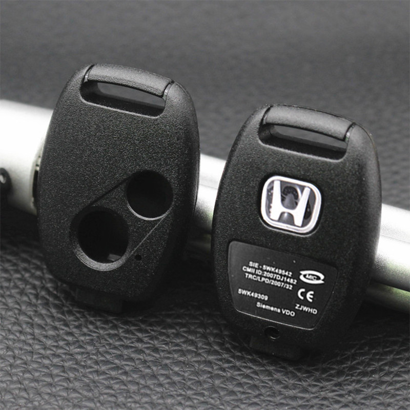 iuggyit กรอบกุญแจ​ Honda Jazz, City, Brio, Amaze, Civic, CRV, Accord FD Brio Mobilio +โลโก้ ฮอนด้า