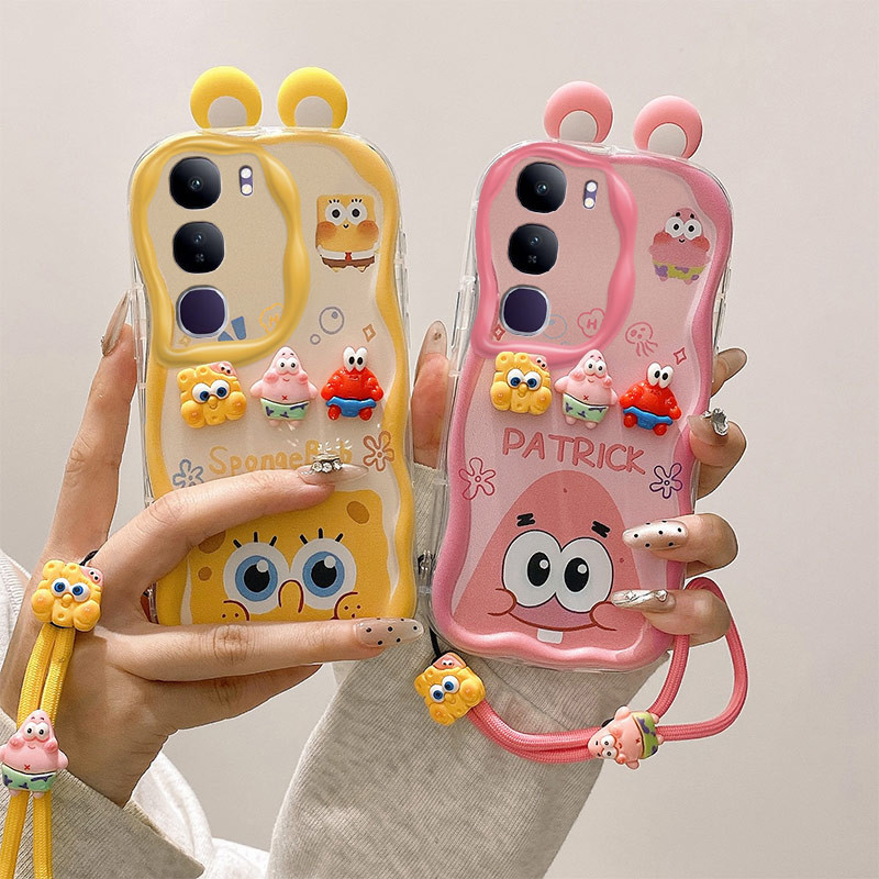 เคส Vivo Y19s เคส  Cute 3D Ears cream edge Soft Phone เคส TY-EDNY