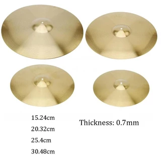 IOEFSGF69 ฉาบ, 6/8/10/12 นิ้วเครื่องเพอร์คัชชัน Splash Crash Hi-Hat Cymbal, กลองชุด Cymbal กลองอะไหล่ทองเหลืองแจ๊สกลอง Cymbal