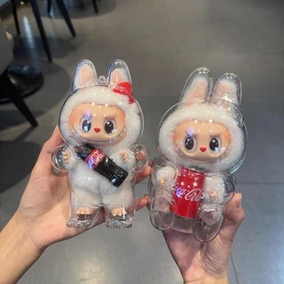 [ผู้ขายท้องถิ่น]🚚 Labubu อะคริลิคตุ๊กตา V3 V2 V1 แบบพกพากันน้ํากันฝุ่นกรณี Labu HD Clear กล่องเก็บป้องกันไวนิลรูปจี้กระเป๋าไม่มีตุ๊กตา