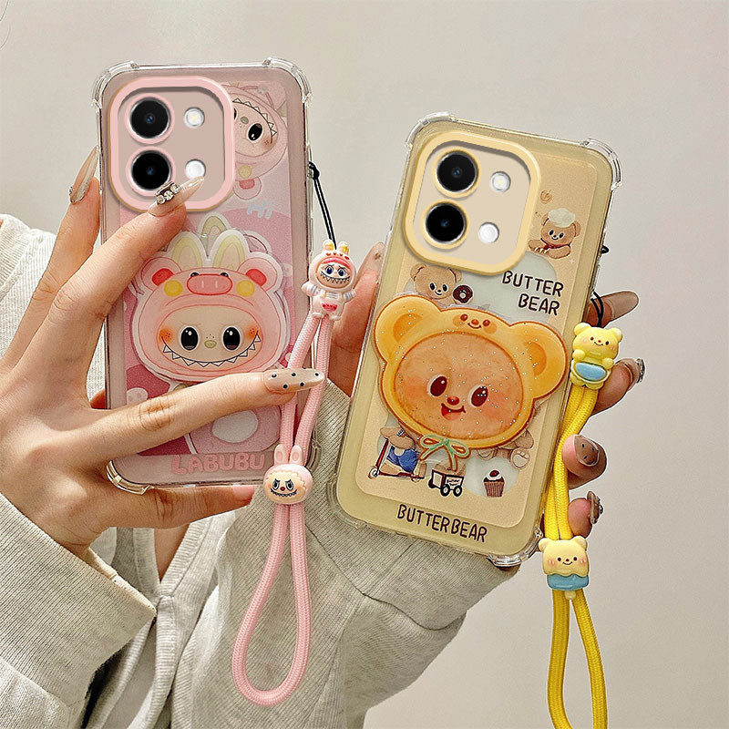 เคส VIVO Y28(4G) Love Paqia สุนัข/ไอศกรีม Kuromi/ภาพวาดสีน้ํามัน Dingdang/Bread Bear/Pig Pullebub/Pu