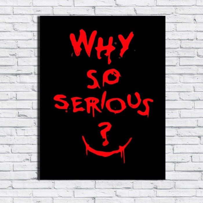 DLS25 Joker Quote Wall Poster