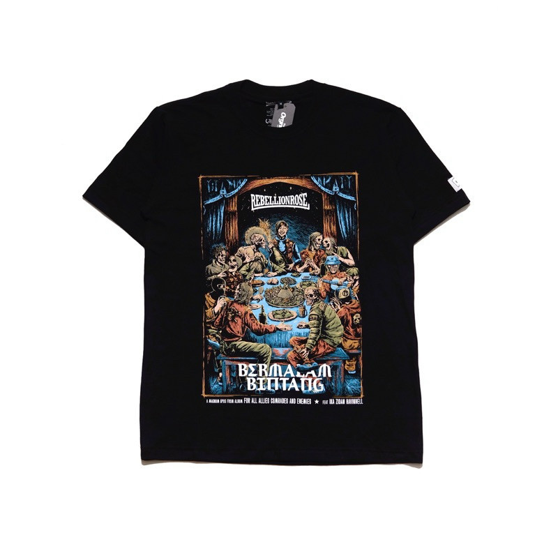 เสื้อยืด REBELLION ROSE - NIGHTD STAR