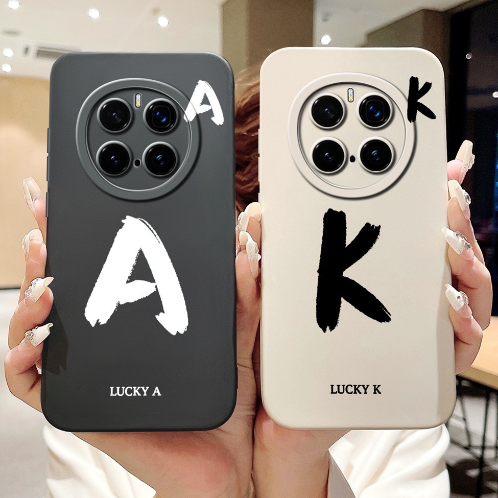 Honor Magic 7Pro PTP-N49 PTP-AN10 ฝาครอบ Honor Magic 7 Pro กรณีแฟชั่นตัวอักษร AZ รูปแบบการออกแบบซิลิ