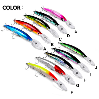 CISEA F5 10สี minnow 27g/17cm เหยื่อจิ๊ก เหยื่อยาง ปลา เหยื่อ lure mino