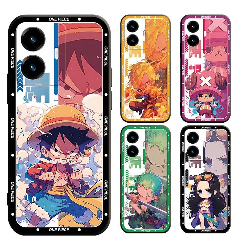 Vivo V40 Pro V40 5G V30 Pro V30 lite V30E Y28 28S Y100 4G 5G One Piece Luffy Zoro Sanji‌ ปลอกเคสอ่อน