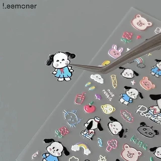 [Lemon]การ์ตูน Ins น่ารักเล็บสติ๊กเกอร์ศิลปะ Sanrio เล็บศิลปะสติ๊กเกอร์ตก แต่งเล็บ-LN