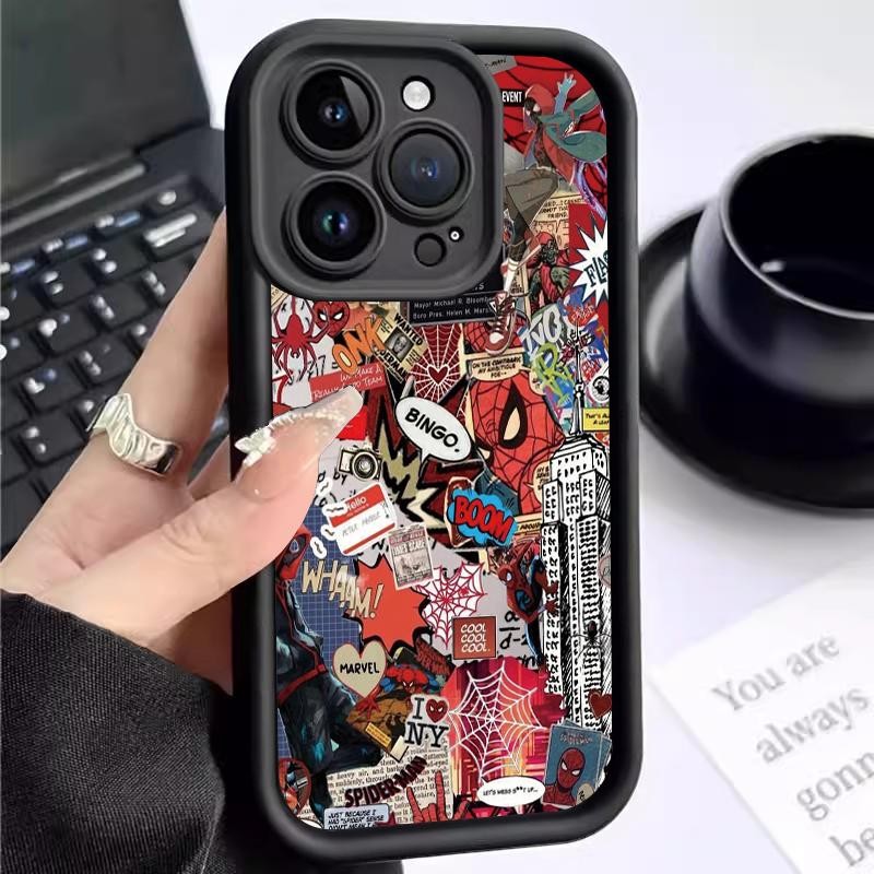 เหมาะสำหรับ VIVO V29 Pro V27 V25 5G V25e S17 S17t T1x 4G U10 U3x กรณีโทรศัพท์ที่ดูดีเคส Cool Cartoon