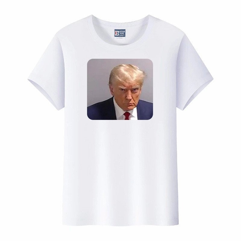 Trump เสื้อยืด Trump Trump เรือนจำภาพใหญ่เสื้อแขนสั้นเสื้อผ้า avatar เสื้อยืด odzp