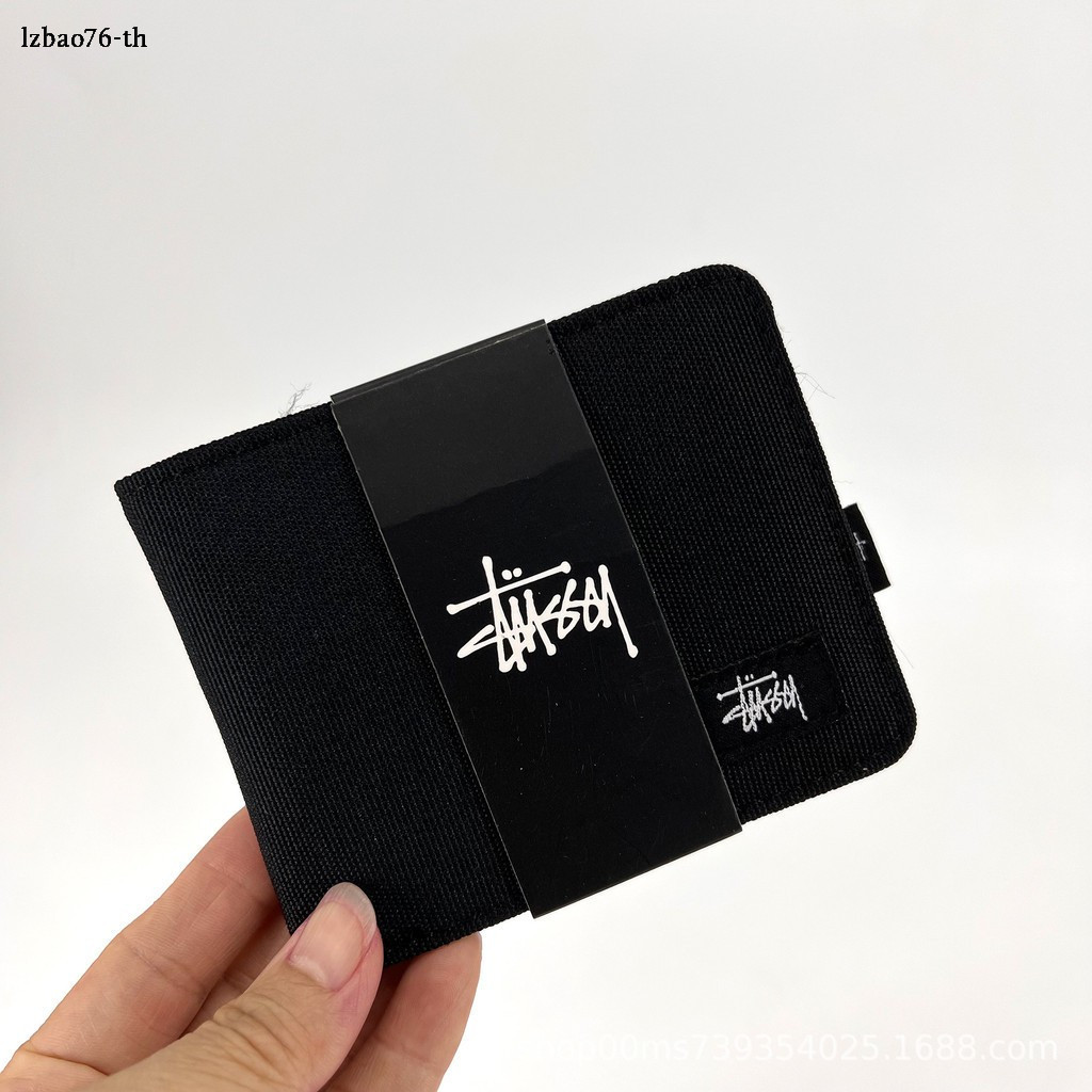 Lzbao76 Stussy minimalist double short wallet มี