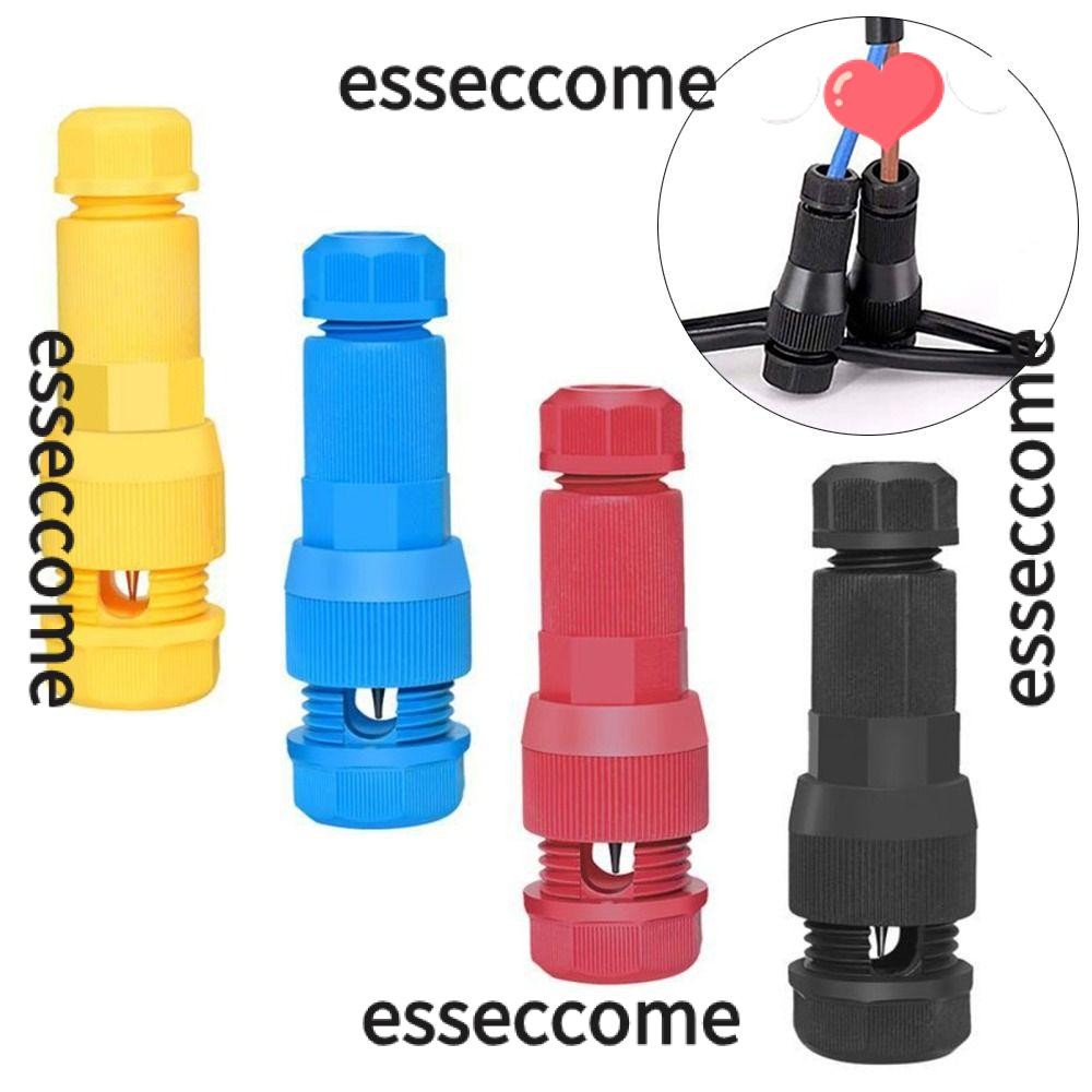 ขั้วต่อสายไฟ ESSECCOME, กันน้ําพร้อมขั้วต่อเจาะ Fastlock, โคมไฟกลางแจ้งติดตั้งแรงดันไฟฟ้าต่ํา Crimp สายไฟภูมิทัศน์ไฟ