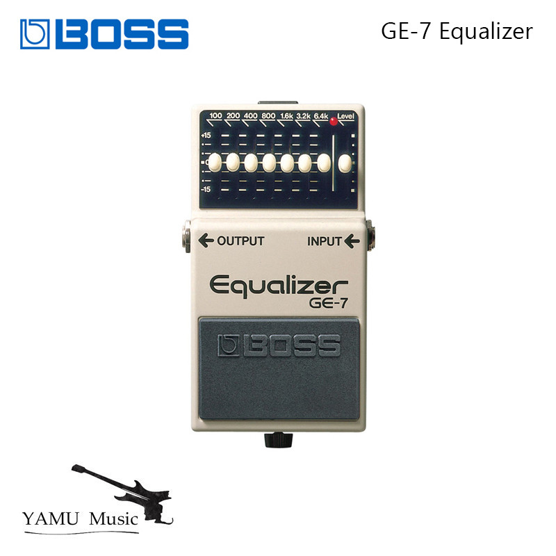 Boss GE-7 Equalizer EQ กีตาร์มืออาชีพกีตาร์ไฟฟ้าเบส Stompbox กีตาร์ไฟฟ้าอุปกรณ์เสริม GE 7