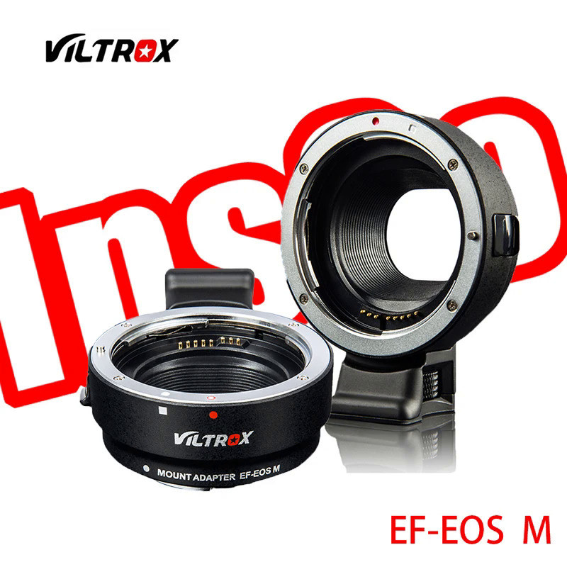 Viltrox EF-EOSM Auto Focus Lens adapter ring Electronic for Canon lens EOS EF EF-S to EOS M EF-M Cam