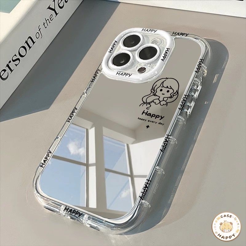 เด็กชายและเด็กหญิงแสนสุขแสนเรียบง่าย เคสiPhone 16 11 Pro Max 15 12 13 14 Pro Max 7Plus X XS XR Max 15 8 7 Plus SE 2020 - รูปที่ 4